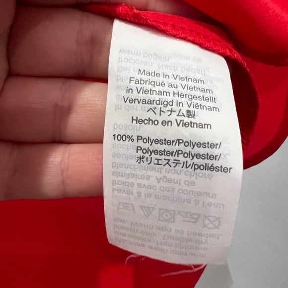 J. Crew Red Tie Sleeveless Blouse 2X - Picture 6 of 7